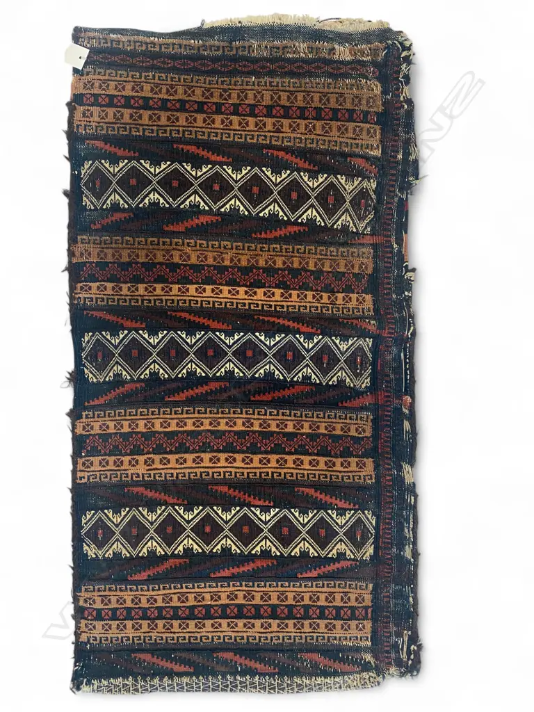 Baluch Balisht wool camel flatweave bag, Image 1++